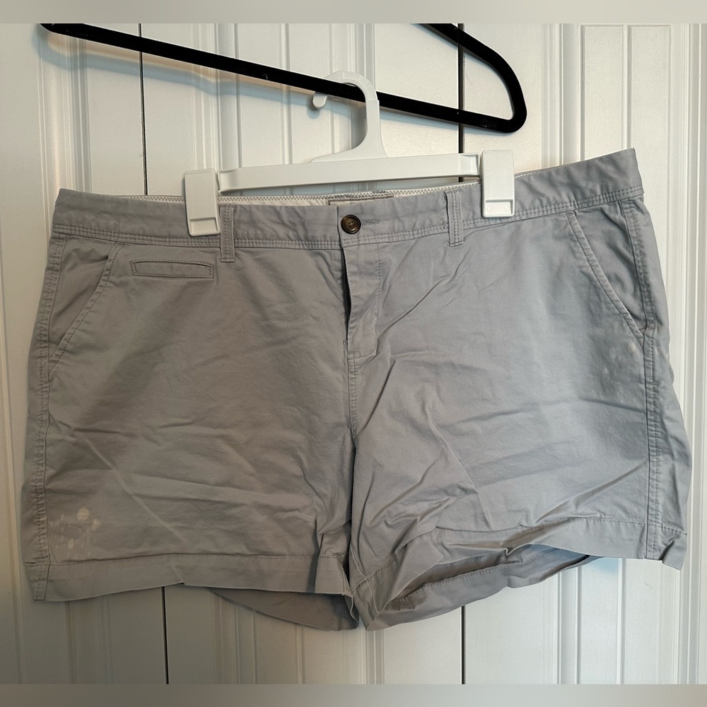 Old Navy “Perfect” 5 Inch Shorts - Light Blue with Distressing